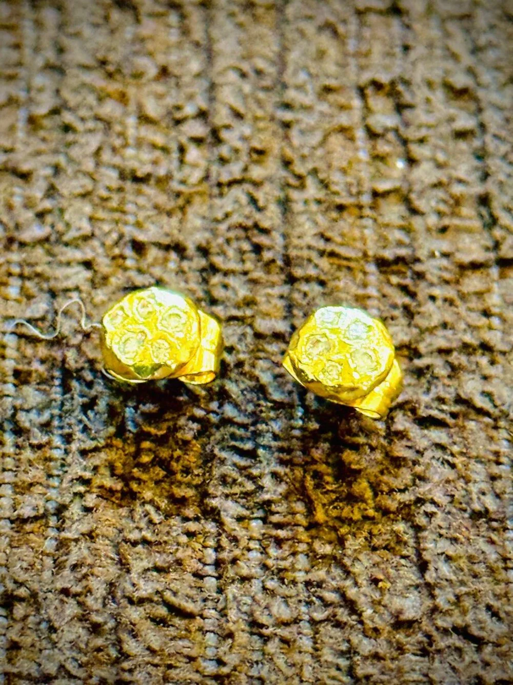 Gorjana Gold Tone Cubic Zirconia Stud Earrings